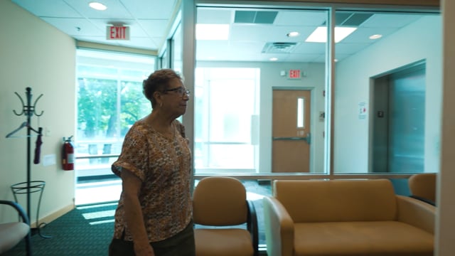 Patient testimonial video thumbnail